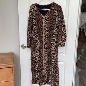 Leopard Print Women's Robe